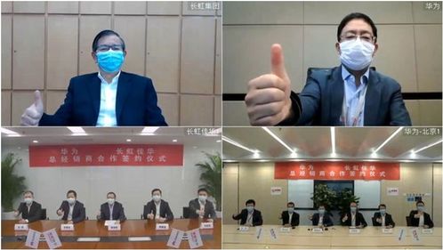 云签约 长虹佳华与华为企业业务达成中国区总经销商合作意向